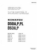 D53A-16 Komatsu Bulldozer Parts Catalog Manual S/N 65001-UP