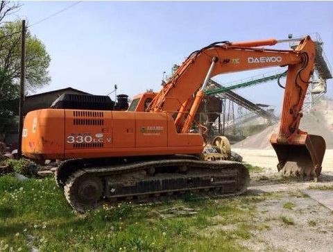 UNLOCK THE FULL POTENTIAL OF YOUR DAEWOO DOOSAN SOLAR 330LC-V EXCAVATOR WITH OUR COMPREHENSIVE SERVICE REPAIR MANUAL IN PDF FORMAT.