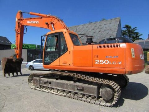 UNLOCK THE FULL POTENTIAL OF YOUR DEAWOO DOOSAN SOLAR 250LC-V EXCAVATOR WITH OUR COMPREHENSIVE SERVICE REPAIR MANUAL IN PDF FORMAT.