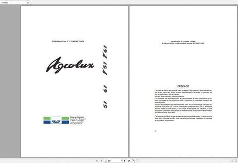 SEnhance your DEUTZ-FAHR AGROLUX 57 and 67 experience with our comprehensive User & Maintenance Manual, available in a convenient PDF format. This essential