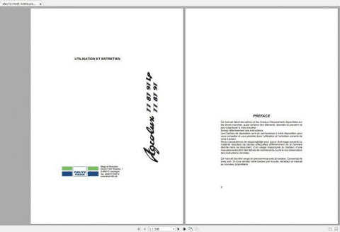 Unlock the full potential of your DEUTZ-FAHR AGROLUX 77, 87, and 97 tractors with our comprehensive User & Maintenance Manual, available in a convenient PDF format. This essential guide is designed to provide you with all the information you