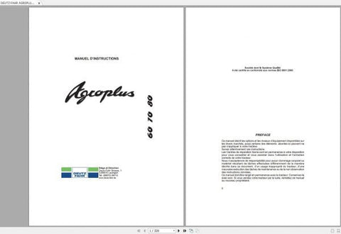 Enhance your farming efficiency with the DEUTZ-FAHR AGROPLUS 60, 70, 80 Operator’s Manual, now available in a convenient PDF format. This comprehensive guide is designed