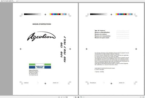 Unlock the full potential of your DEUTZ-FAHR AGROTRON series tractors with the comprehensive Operator’s Manual available in PDF format. This essential guide covers models 120, 130, 150, 150.7, and 165.7, providing you with detailed insights into operation, maintenance