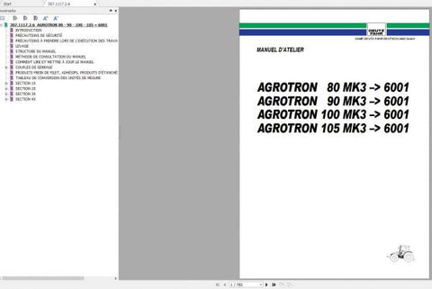 Unlock the full potential of your DEUTZ-FAHR AGROTRON 80, 90, 100, and 105 MK3 tractors with our comprehensive workshop manual in PDF format. This essential guide is designed to provide you with detailed insights and step-by-step instructions for maintenance