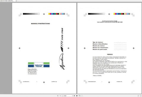 Discover the essential DEUTZ-FAHR AGROTRON TTV 1145 1160 Operator’s Manual, now available in a convenient PDF format. This comprehensive guide is designed to enhance