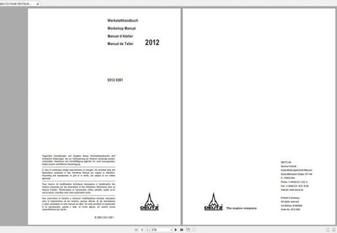 Unlock the full potential of your DEUTZ-FAHR diesel engines with the comprehensive BFM 2012 Workshop Manual. This PDF file is an essential resource for mechanics and enthusiasts alike, providing detailed insights into maintenance, troubleshooting