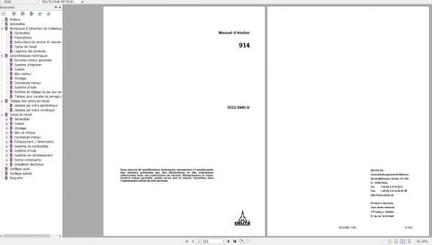 Unlock the full potential of your DEUTZ-FAHR FL914 diesel engine with our comprehensive Workshop Manual, available in a convenient PDF format. This essential guide provides detailed insights into the engine's mechanics, ensuring you have the knowledge needed