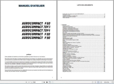 Discover the essential DEUTZ-FAHR Tractor Agrocompact F60, 70F3, 70F4, F80, and F90 Operation Manual, now available in a convenient PDF format. This comprehensive guide is 
