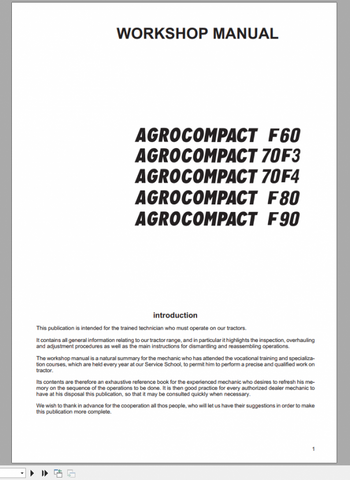 Unlock the full potential of your DEUTZ FAHR AGROCOMPACT series with our comprehensive workshop manual, available in a convenient PDF format. This essential guide covers