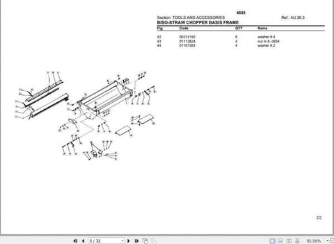 Discover the ultimate resource for maintaining your DEUTZ FAHR 4035 tractor with our comprehensive Spare Parts Catalogue Manual. This PDF file is meticulously organized to provide you with easy access to essential parts information, ensuring that you can keep