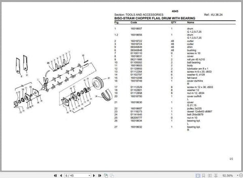Discover the essential DEUTZ FAHR TRACTOR 4045 Spare Parts Catalogue Manual, now available in a convenient PDF format. This comprehensive guide is designed to help you easily
