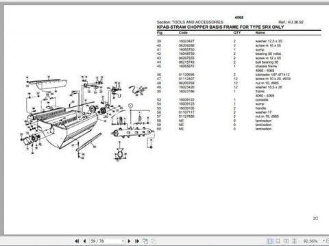 Discover the ultimate resource for maintaining your DEUTZ FAHR 4068 tractor with our comprehensive Spare Parts Catalogue Manual. This PDF file is meticulously organized, providing you with easy access to detailed diagrams, part numbers, and specifications