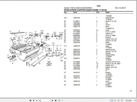 Discover the essential DEUTZ FAHR TRACTOR 5530 Spare Parts Catalogue Manual, now available in a convenient PDF format. This comprehensive guide is designed to help you easily identify