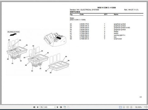 Discover the essential DEUTZ FAHR TRACTOR 5650H Spare Parts Catalogue Manual, now available in a convenient PDF format. This comprehensive guide is designed to help you easily identify and source the right parts for your tractor, ensuring optimal performance