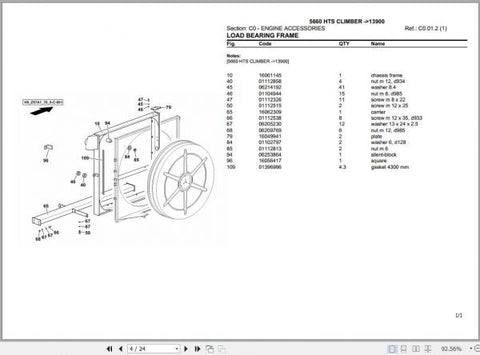 Discover the ultimate resource for maintaining your DEUTZ FAHR TRACTOR 5660H HTS with our comprehensive Spare Parts Catalogue Manual. This PDF file is meticulously designed to provide you with detailed diagrams, part numbers, and specifications