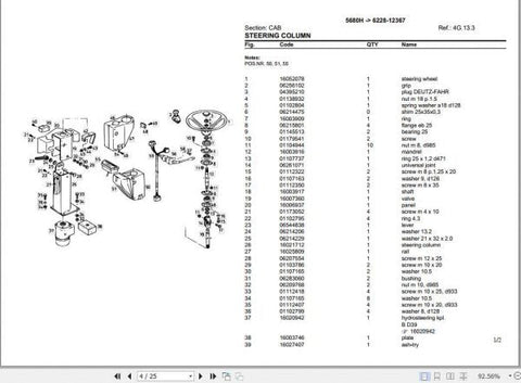Discover the ultimate resource for maintaining your DEUTZ FAHR 5680H tractor with our comprehensive Spare Parts Catalogue Manual. This PDF file is meticulously designed