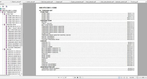 Discover the ultimate resource for maintaining your DEUTZ FAHR 5695HTS tractor with our comprehensive Spare Parts Catalogue Manual. This PDF file is meticulously organized, providing you with easy access to detailed diagrams and part numbers, ensuring 