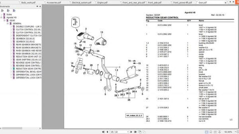 Discover the essential DEUTZ FAHR Tractor Agrokid 40 Spare Parts Catalogue Manual, now available in a convenient PDF format. This comprehensive guide is designed to help you easily identify and source the right spare parts for your Agrokid 40 tractor, ensuring