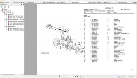 Discover the essential DEUTZ FAHR AGROLUX 75 and 77 Spare Parts Catalogue Manual, now available in a convenient PDF format. This comprehensive guide is designed to help you easily identify and order the right parts for your tractor, ensuring optimal performance