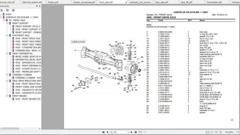 Discover the essential DEUTZ FAHR TRACTOR AGROPLUS 405 F ECOLINE SPARE PARTS CATALOGUE MANUAL, now available in a convenient PDF format. This comprehensive manual is designed to provide you with detailed information on all spare parts, ensuring
