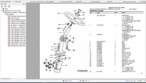 Discover the ultimate resource for maintaining your DEUTZ FAHR AGROTRON 118 tractor with our comprehensive Spare Parts Catalogue Manual. This PDF file is meticulously designed to provide you with detailed information on all components, ensuring you have everything you need at your fingertips for efficient repairs and maintenance