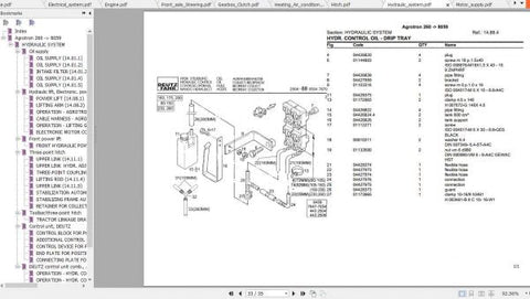 Discover the ultimate resource for maintaining your DEUTZ FAHR AGROTRON 260 tractor with our comprehensive Spare Parts Catalogue Manual. This PDF file is meticulously designed to provide you with detailed diagrams and part numbers, ensuring