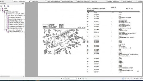 Discover the ultimate resource for maintaining your DEUTZ FAHR tractor with the DEUTZ FAHR TRACTOR DXBIS SPARE PARTS CATALOGUE MANUAL. This comprehensive PDF file