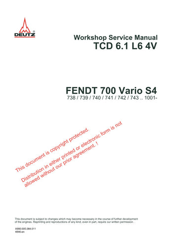 Unlock the full potential of your DEUTZ TCD 6.1 L6 4V engine with the comprehensive Workshop Service Manual (72618982) in PDF format. This essential guide provides detailed insights into maintenance, troubleshooting, and repair procedures, ensuring your engine operates at peak performance.