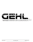 Gehl DL6, DL7, DL8, DL9, DL10 , DL11, DL12 DL Manual - PDF 