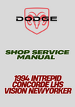 1994 INTREPID CONCORDE LHS VISION NEWYORKER SHOP SERVICE MANUAL - PDF
