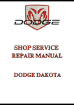 DODGE DAKOTA SHOP SERVICE REPAIR MANUAL - PDF