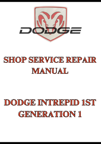 DODGE INTREPID 1ST GENERATION 1 SHOP SERVICE REPAIR MANUAL - PDF