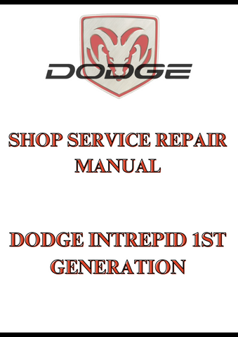 DODGE INTREPID 1ST GENERATION SHOP SERVICE REPAIR MANUAL - PDF