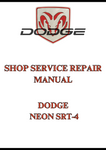 DODGE NEON SRT-4 SHOP SERVICE REPAIR MANUAL - PDF