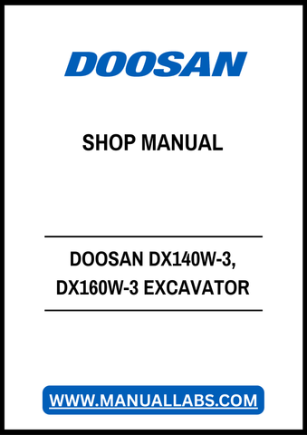 Unlock the full potential of your DOOSAN DX140W 3 and DX160W 3 excavators with our comprehensive shop manual in PDF format. This essential guide provides detailed schematics, maintenance tips, and troubleshooting advice, ensuring you can keep your machinery running smoothly and efficiently. Perfect for both seasoned professionals and DIY enthusiasts, this manual is your go-to resource for maximizing performance and minimizing downtime. Download your copy today and take the first step towards enhanced produc