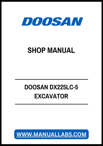 Unlock the full potential of your DOOSAN DX225LC-5 Excavator with our comprehensive Shop Manual in PDF format. This essential guide provides detailed schematics, maintenance tips, and troubleshooting advice, ensuring you can operate and maintain your equipment with confidence. Perfect for both seasoned professionals and DIY enthusiasts, this manual is your go-to resource for maximizing performance and longevity. Download now and keep your excavator running smoothly!