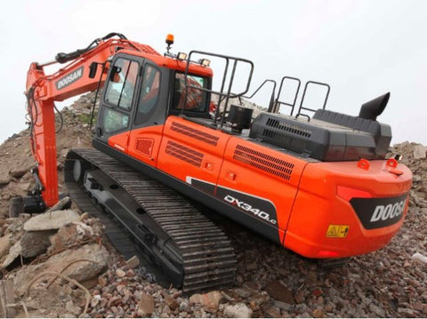 UNLOCK THE FULL POTENTIAL OF YOUR DOOSAN DX340LC-5 AND DX350LC-5 EXCAVATORS WITH OUR COMPREHENSIVE SERVICE REPAIR MANUAL IN PDF FORMAT. 