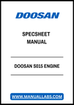 DOOSAN S015 ENGINE SPECSHEET MANUAL - PDF FILE