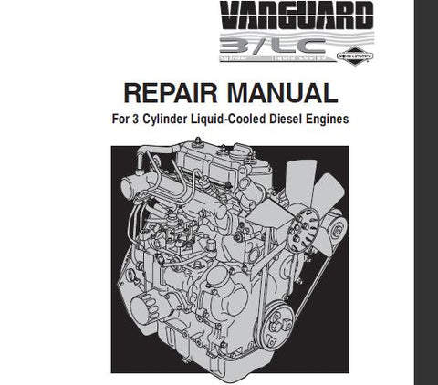 Experience unparalleled performance and reliability with the BRIGGS & STRATTON 3 Cylinder Liquid-Cooled Diesel Engine Service Repair Manual. This comprehensive guide is designed for both professionals and DIY enthusiasts, providing detailed instructions and insights to keep your engine running smoothly.