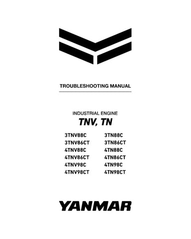 DOWNLOAD COMPLETE TROUBLESHOOTING MANUAL FOR YANMAR 3TN86CT, 3TN88C, 3TNV88C, 4TN86CT, 4TN88C, 4TN98C, 4TNV86CT, 4TNV88C, 4TNV98C DIESEL ENGINE