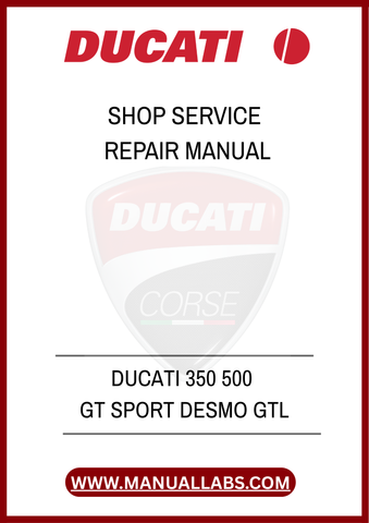 DON'T LET MECHANICAL ISSUES HOLD YOU BACK FROM ENJOYING YOUR RIDE. INVEST IN THE DUCATI 350 500 GT SPORT DESMO GTL SHOP SERVICE REPAIR MANUAL TODAY AND EXPERIENCE