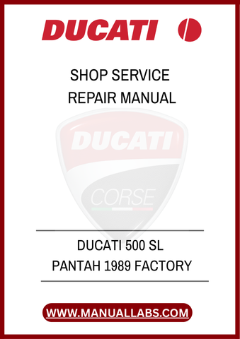 INVEST IN YOUR MOTORCYCLE'S LONGEVITY AND PERFORMANCE WITH THE DUCATI 500 SL PANTAH 1989 FACTORY SHOP SERVICE REPAIR MANUAL. DOWNLOAD YOUR COPY TODAY AND TAKE THE