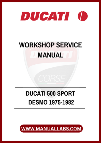 DON'T LET A LACK OF INFORMATION HOLD YOU BACK. INVEST IN THE DUCATI 500 SPORT DESMO WORKSHOP SERVICE MANUAL TODAY AND GAIN THE CONFIDENCE TO WORK ON YOUR BIKE LIKE 