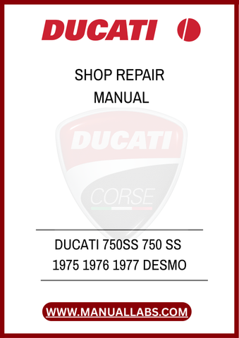 DON’T MISS THE CHANCE TO ENHANCE YOUR MOTORCYCLE EXPERTISE AND ENSURE YOUR 750SS REMAINS IN PEAK CONDITION. DOWNLOAD THE DUCATI 750SS SHOP REPAIR MANUAL TODAY AND