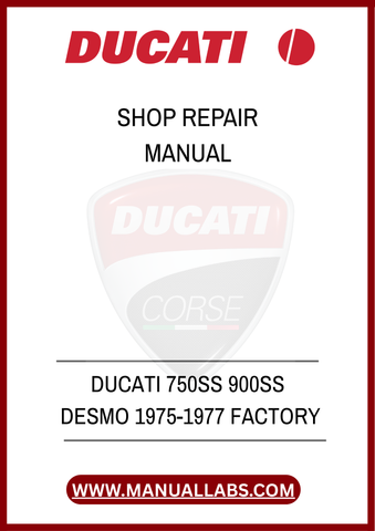 INVESTING IN THIS FACTORY SHOP MANUAL MEANS INVESTING IN THE LONGEVITY OF YOUR DUCATI. PRESERVE THE PERFORMANCE AND RELIABILITY OF YOUR MOTORCYCLE WHILE SAVING