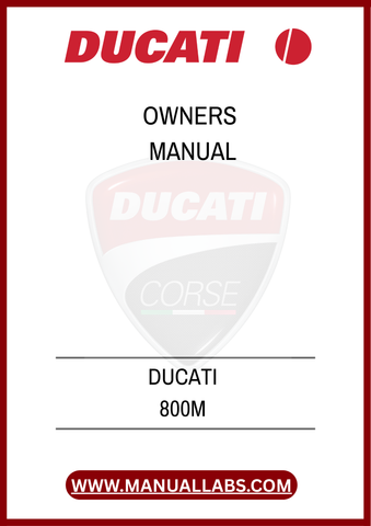 WHETHER YOU'RE A SEASONED RIDER OR A NEW DUCATI OWNER, THIS OWNERS MANUAL IS AN INVALUABLE RESOURCE THAT ENHANCES YOUR UNDERSTANDING OF YOUR MOTORCYCLE. DOWNLOAD