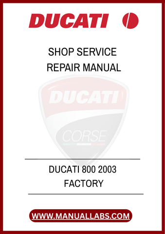 DON'T LET MINOR ISSUES TURN INTO MAJOR PROBLEMS. EQUIP YOURSELF WITH THE KNOWLEDGE AND TOOLS YOU NEED TO MAINTAIN YOUR DUCATI 800 EFFECTIVELY. DOWNLOAD YOUR PDF MANUAL