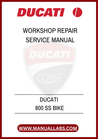 DON'T LET MINOR ISSUES TURN INTO MAJOR PROBLEMS. INVEST IN THE DUCATI 800 SS WORKSHOP REPAIR SERVICE MANUAL TODAY AND GAIN THE CONFIDENCE TO HANDLE ANY REPAIR WITH EASE
