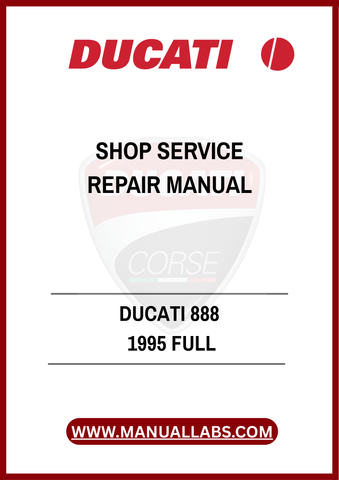 DON'T LET MINOR ISSUES TURN INTO MAJOR PROBLEMS. INVEST IN THE DUCATI 888 1995 FULL SHOP SERVICE REPAIR MANUAL TODAY AND ENSURE YOUR BIKE REMAINS IN PEAK CONDITION