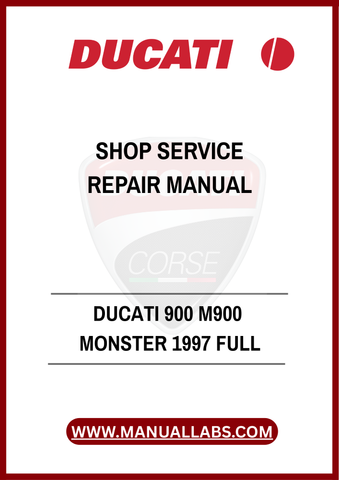 DON’T LET MINOR ISSUES TURN INTO MAJOR PROBLEMS. INVEST IN THE DUCATI 900 M900 MONSTER 1997 FULL SHOP SERVICE REPAIR MANUAL TODAY AND GAIN THE CONFIDENCE TO HANDLE ANY